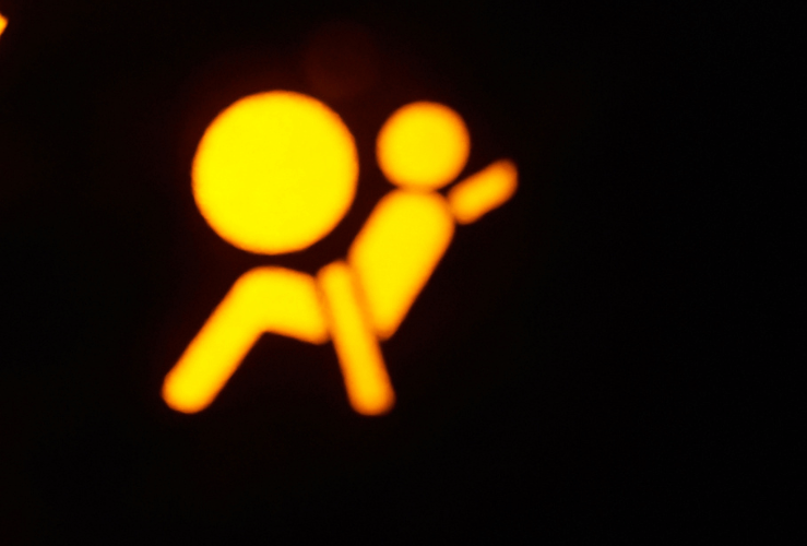 Airbag Warning Light on Car
