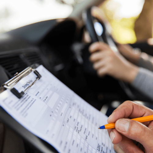 Rules on using your own car for a driving test: 2024