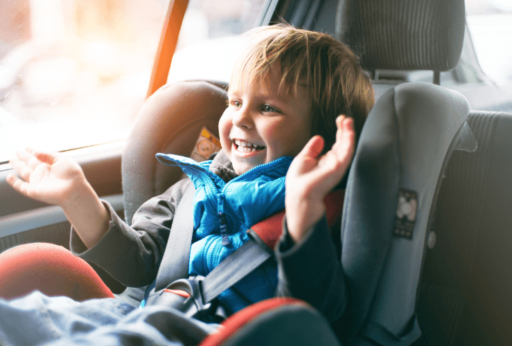 Child seatbelt laws UK