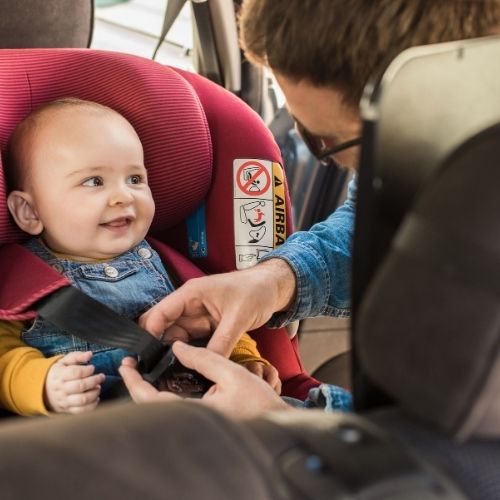 Installing child car seats: Guide to seatbelt & ISOFIX types