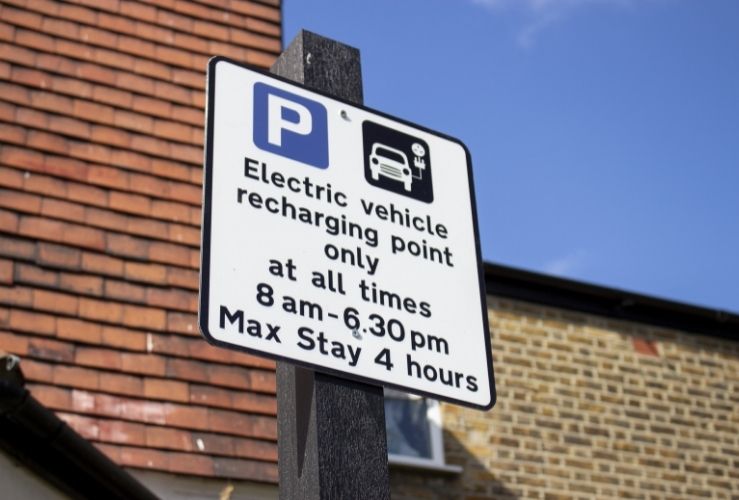 EV Charging Point Sign