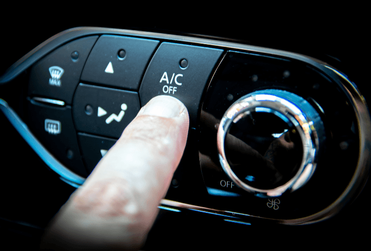 Reduce driving emissions: Switch off the air con