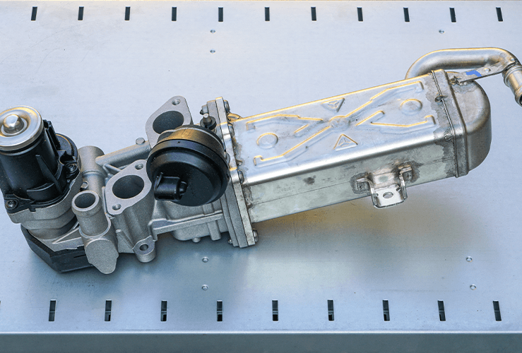 Part of a car's engine