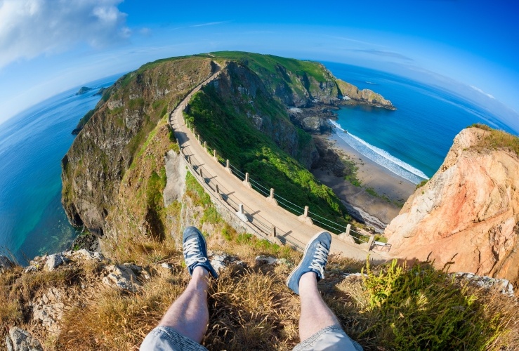 Car-free Sark peddled as road trip destination by car hire firm