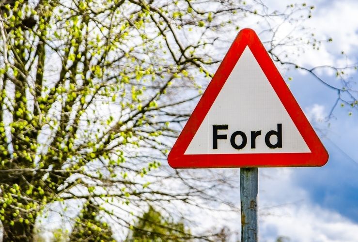Ford road sign