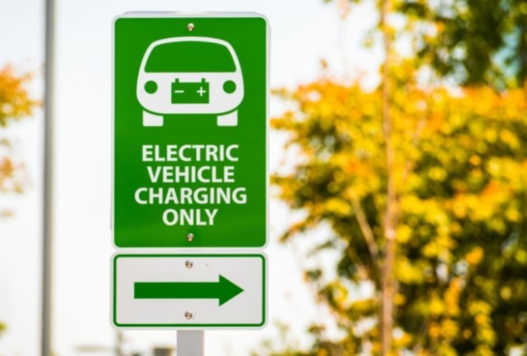 EV charging point signage