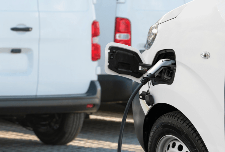 Electric delivery van