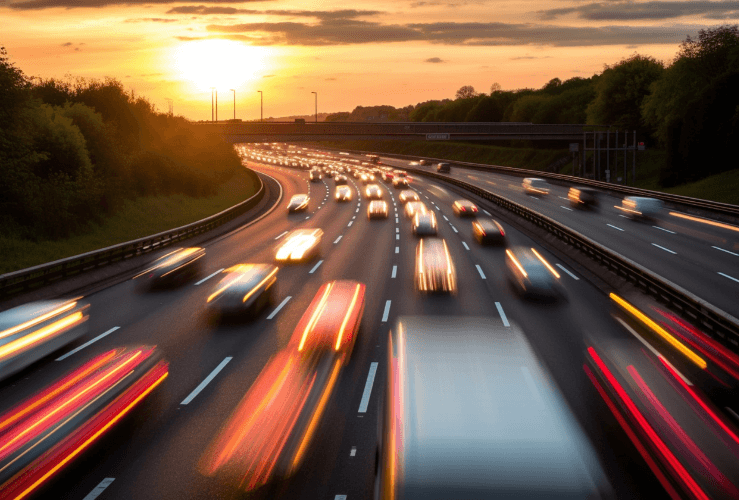 Driver anxiety caused by motorway driving